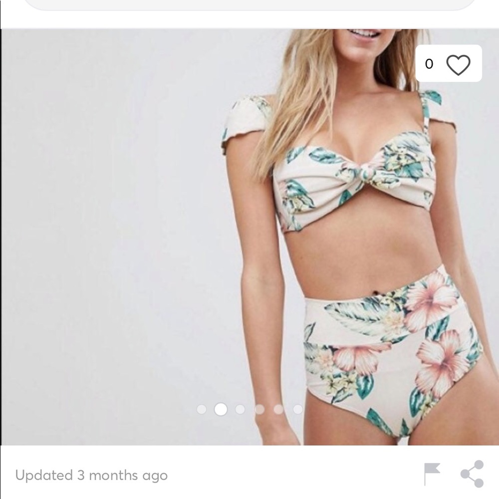 Montce floral cabana top